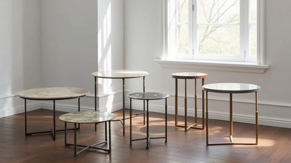 Explorez la collection unique de tables basses rondes