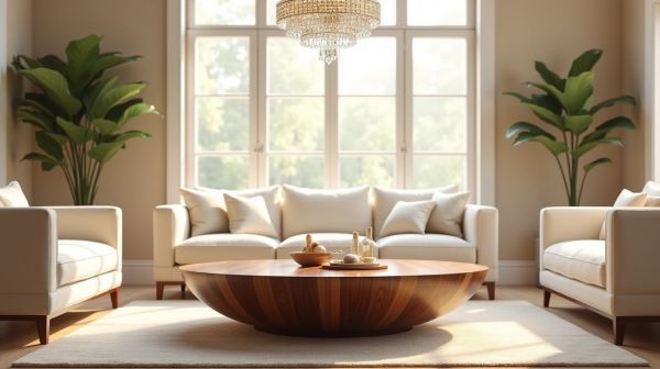 Explorez la collection unique de tables basses rondes